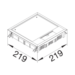 Σχέδια προϊόντος Ενδοδαπέδια κουτιά VQ06 12M Διάφορα πολυαμίδιο (PA)