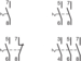 Διάγραμμα κυκλώματος Μπουτόν ράγας διπλής πιέσεως με μανδάλωση 250V/16A